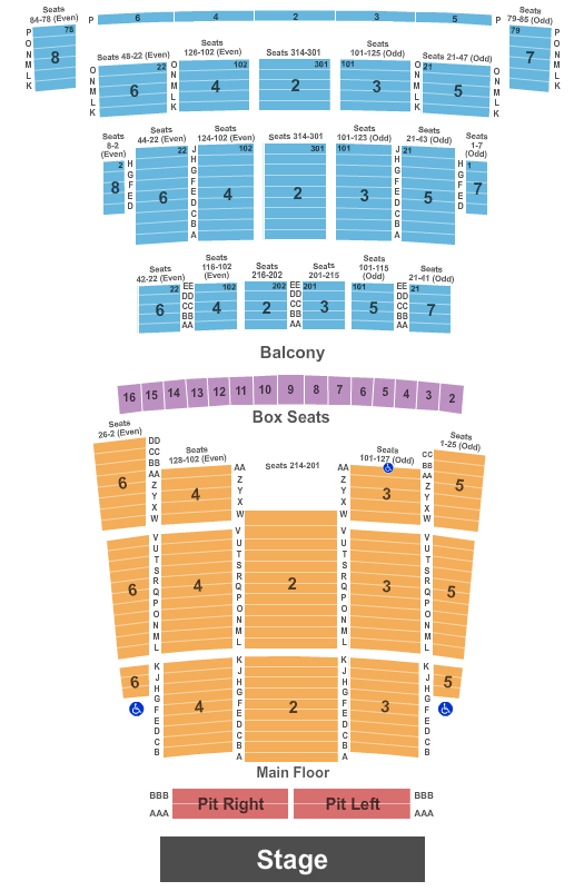 Detroit Opera House Death Becomes Her Seating Chart